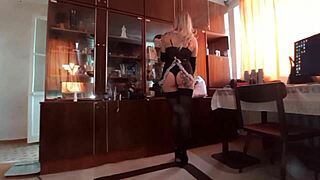 Master, fuck your sexy maid's tight pussy now