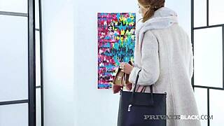 ani blackfox takes on TWO DICKS in wild black DP action 😈🔥