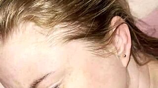 my lover shoved his huge cock deep in my sleepy mouth