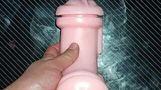 kissy delivers wet pussy and deepthroat blowjob on desk