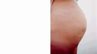 Mature BBW craves monster cock pounding her fat natural tits wildly