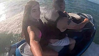 i lost control on the jet ski with this sexy brazilian latina's huge ass at guarujá beach