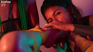 lick my toes first then you get my wet pussy