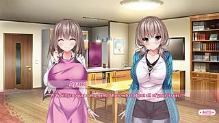 Anime Asian Hentai Girl Deepthroats Monster Cock to Facial Cumshot