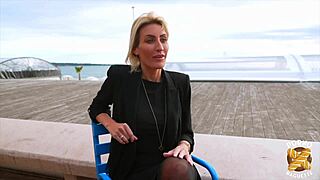 i love anouk's huge tits and skinny french milf curves in lingerie