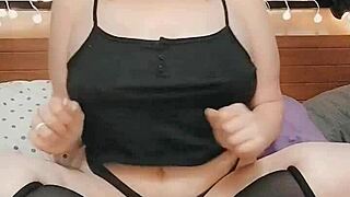 Ambe36dd Teases with Big Natural Tits Solo