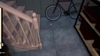 horny milf trapped in washing machine begs for rough machine fuck