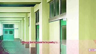 Anime Asian Hentai Girl Deepthroats Monster Cock to Facial Cumshot