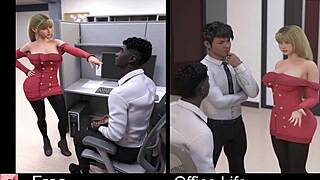 You know office life gets interactive with erotic games at work