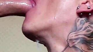 Fuckslut Vilja Excels in Deep Sloppy Face Fucking Domination