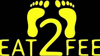 giggles teases with tattooed feet in sexy high heels close up