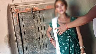 Desi sexy mature whore fulfills steamy teacher student sex fantasy