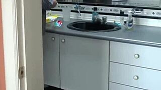 jeans ass cumshot explosion