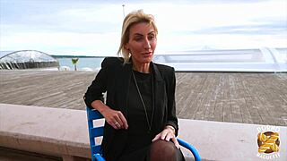 i love anouk's huge tits and skinny french milf curves in lingerie