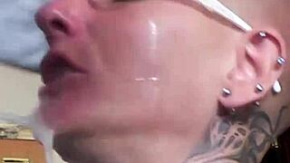 Fuckslut Vilja Excels in Deep Sloppy Face Fucking Domination