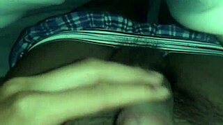 Girl Masturbates Intensely on Bed