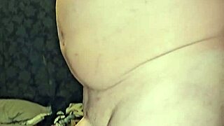 pregnant milf slurps massive cock hungrily