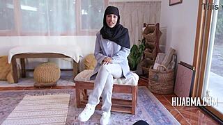 Arab Milf Unleashes Slutty Hijab Riding POV Hardcore