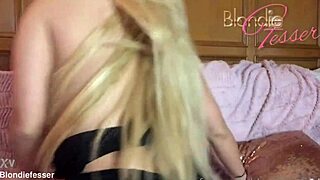 blondie fesser begs give me your cum titjob countdown