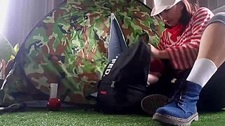 TEACHER EVERLAIN'S shaved pussy lips teased in full casting interview