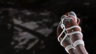 imagine this bondage nightmare vibrator tormenting her to shattering orgasm