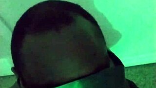 Balcony Anal Catwalk Dance Fills Tight Asshole with Every Thrust