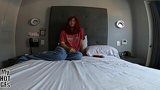 whoops, condom slipped out but don't cum inside me 😏