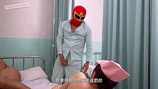 Nurse Unleashes Bold Face Fucking on Patient in Hospital