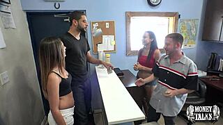 Lubing Up Kirsten Lee's Tube for Cash