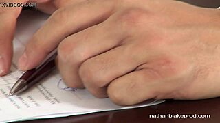 Office Double Anal Penetration Turns Routine Day Wild