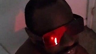 Balcony Anal Catwalk Dance Fills Tight Asshole with Every Thrust