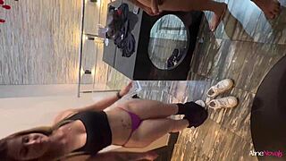 Aline Novak Big Ass Blonde Sandwiched By Two Studs