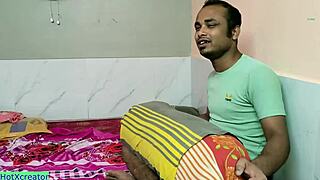 Desi wife shared in rough threesome anal with ex-husband pounding ass