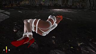 imagine this bondage nightmare vibrator tormenting her to shattering orgasm