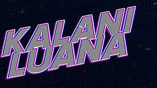 Petite Brunette Kalani Luana Craves Rough Cowgirl Doggystyle Pounding