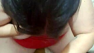 Neighbor's Slutty BBW Sucks My Big Cock And Begs For Facial Cumshot