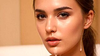Intense facial blasts in ultimate cumshot showcase