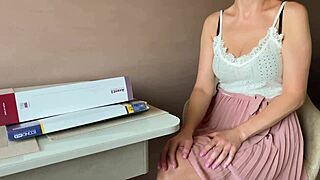 Seduced Shy Russian Teacher Rides Student Cock Doggystyle