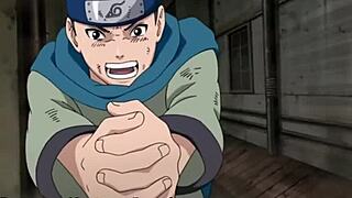 ow that hurts but fuck me harder in konoha without condom jiraya