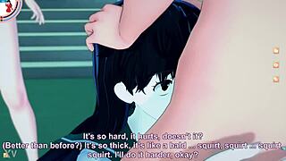 Kagome's Detailed Deepthroat Technique in Koikatsu 1