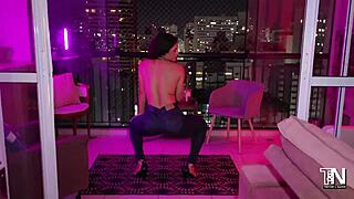 wife sways seductively in lingerie craving deep thrusts