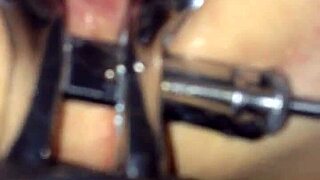 Shemale speculum anal toy assfucking deep probe