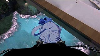 yukoshvr's kafka and furina dominate goth boy in steamy turns!