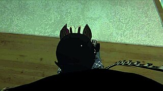 yukoshvr's kafka and furina dominate goth boy in steamy turns!