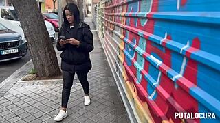 thick venezuelan amber bunny caught then creampied after wild pounding