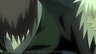 ow that hurts but fuck me harder in konoha without condom jiraya