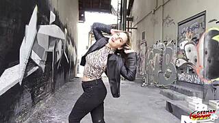 german agent rams huge cock deep in russian aura's round ass