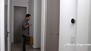 Mama's Boyfriend Claims Cute Pierced Virgin in Cowgirl Ride