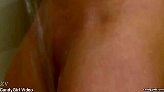 emily addison enjoys a relaxing shower and smooth shave in high definition