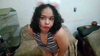 i love watching this naughty latina tease her ass with a tail plug